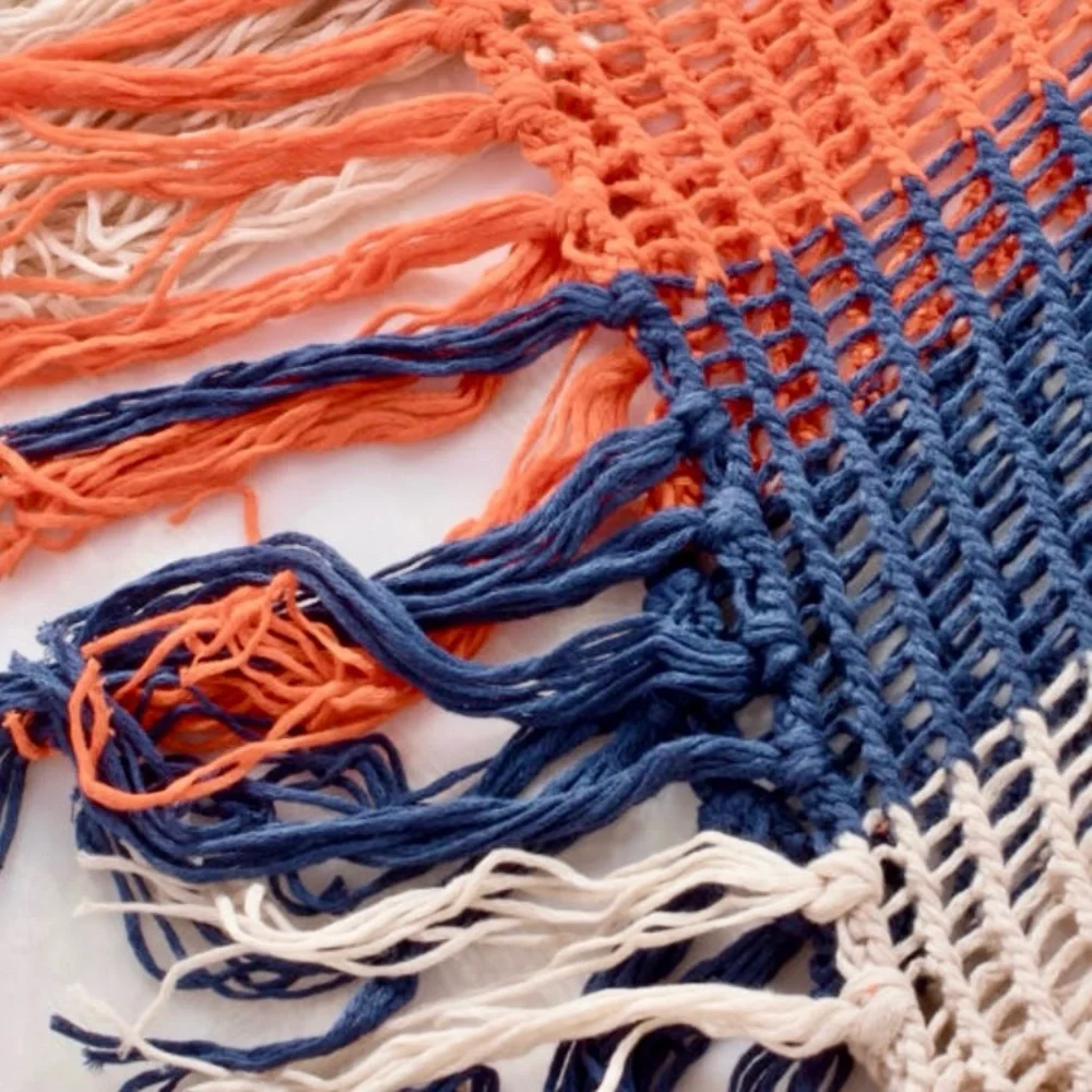 Striped Crochet Beach Cover Up - Picture 8 of 9